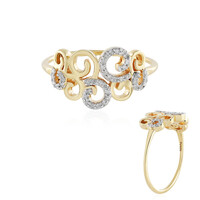 I2 (I) Diamant-Silberring