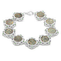 Antikes Witwen-Scherflein-Silberarmband