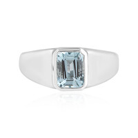 AAA-Aquamarin-Platinring (KM by Juwelo)