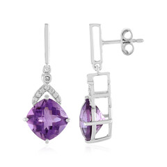 Amethyst-Silberohrringe