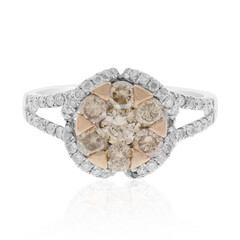 Schokoladen-Diamant-Goldring