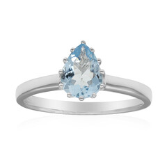 AAA-Brasilianischer Aquamarin-Goldring