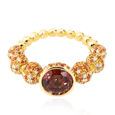 Edelroter Spinell-Goldring (de Melo)