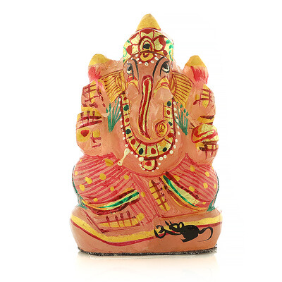 Rosenquarz-Ganesha