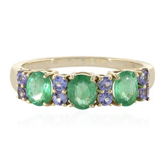 Sambia-Smaragd-Goldring (La Revelle)