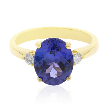 AAA-Tansanit-Goldring (CIRARI)