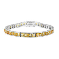 Citrin-Silberarmband