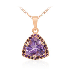 Amethyst-Silberhalskette