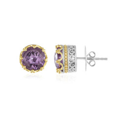Lavendel-Amethyst-Silberohrringe (Dallas Prince Designs)