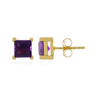 Amethyst-Silberohrringe