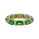 Russischer Diopsid-Goldring (Adela Gold)