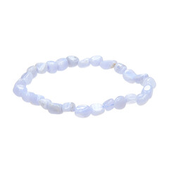Blauer Band-Achat-Armband