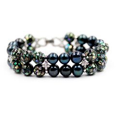 Edelstein-Silberarmband (Dallas Prince Designs)