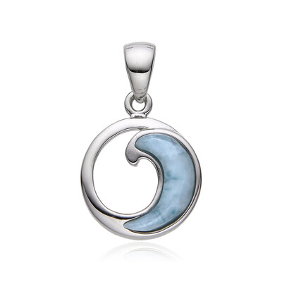 Larimar-Silberanhänger