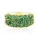 Sambia-Smaragd-Goldring (Adela Gold)