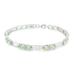 Mint-Kyanit-Silberarmband