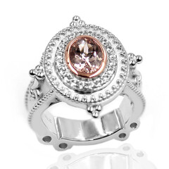 Morganit-Silberring (Dallas Prince Designs)