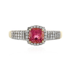 Pinkfarbener Turmalin-Goldring (Adela Gold)