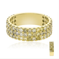 SI2 Fancy-Diamant-Goldring (CIRARI)