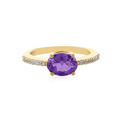 Sibirischer Amethyst-Silberring