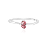 Brasilianischer Pinkfarbener Turmalin-Silberring