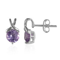 Amethyst-Silberohrringe