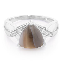 Botswana-Achat-Silberring