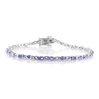 Tansanit-Silberarmband