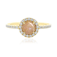 Sonnenstein-Katzenauge-Goldring