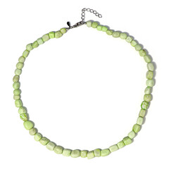 Limonen-Chrysopras-Silberhalskette