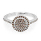 Fancy-Diamant-Silberring