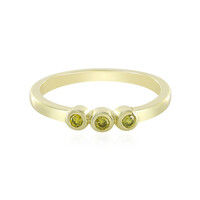 Gelber I4 Brillant-Goldring
