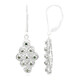 Fancy-Diamant-Silberohrringe
