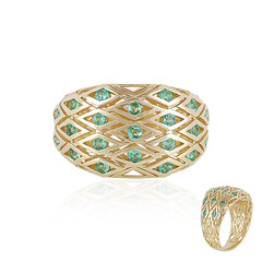Kolumbianischer Smaragd-Goldring (Ornaments by de Melo)