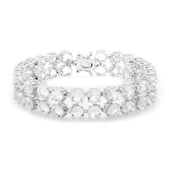 Himalaya-Beryll-Silberarmband