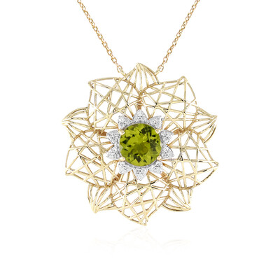 Peridot-Goldcollier (Ornaments by de Melo)