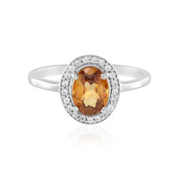 Mandarin-Zirkon-Silberring
