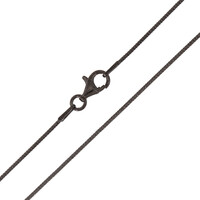 Silber-Schlangenkette - 4,58 g - 60 cm - rutheniert