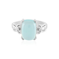 Aqua-Chalzedon-Silberring