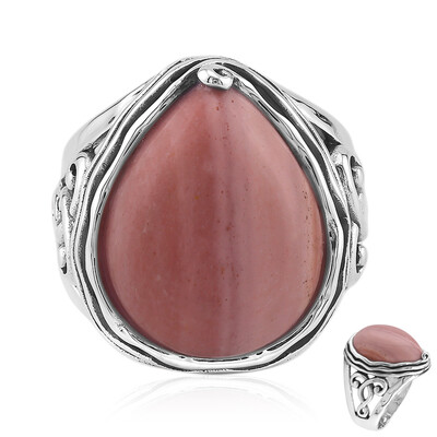 Australischer Pinkfarbener Opal-Silberring (Art of Nature)