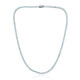 Himmelblauer Topas-Silbercollier
