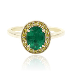 Sambia-Smaragd-Goldring