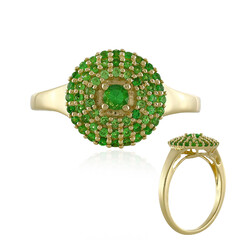 Tsavorit-Goldring (Adela Gold)