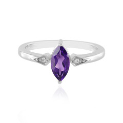 Sibirischer Amethyst-Silberring