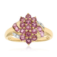 Pinkfarbener Turmalin-Goldring