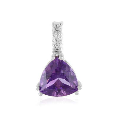 Uruguay-Amethyst-Silberanhänger