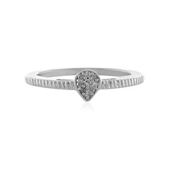 I2 (I) Diamant-Silberring