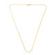 Silber-Serpentina-Kette - 4,99 g - 61 cm - vergoldet