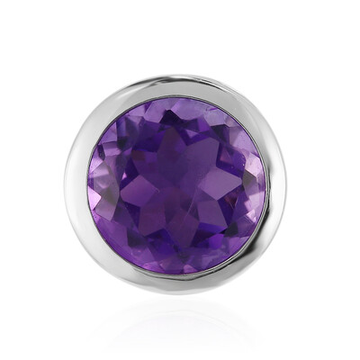 Sambia-Amethyst-Silberanhänger (MONOSONO COLLECTION)