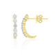 SI1 (G) Brillant-Goldohrringe (Annette)
